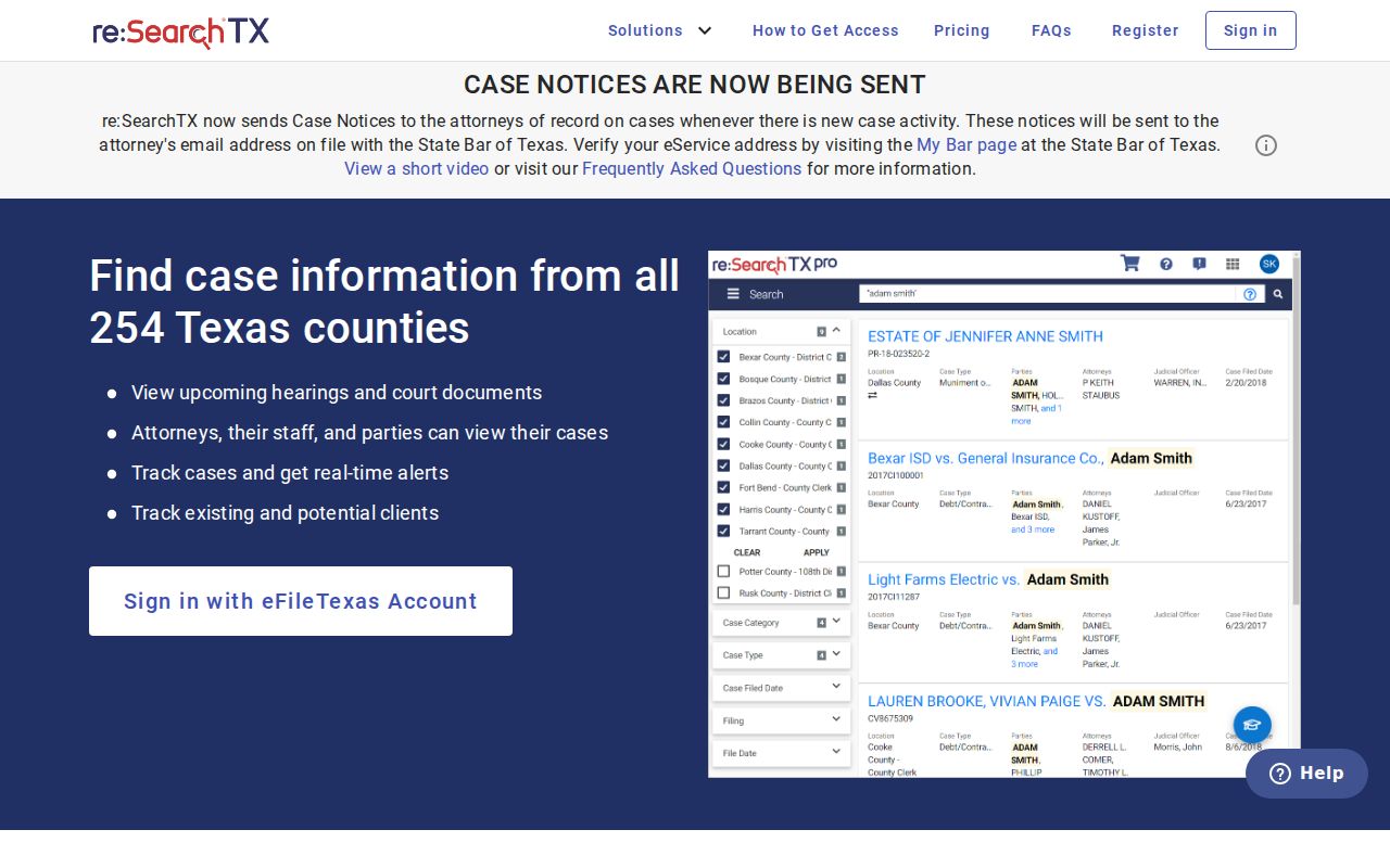 Del Rio residents directory Texas re SearchTX court search